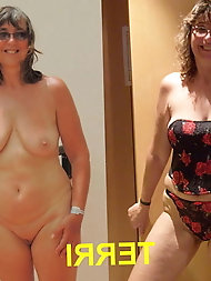Crazy dames are showing their hot curves on pictures