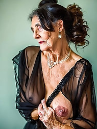 Old Grandma's Porn Pics: Clothed Non - Nude Portraits of Older Women
